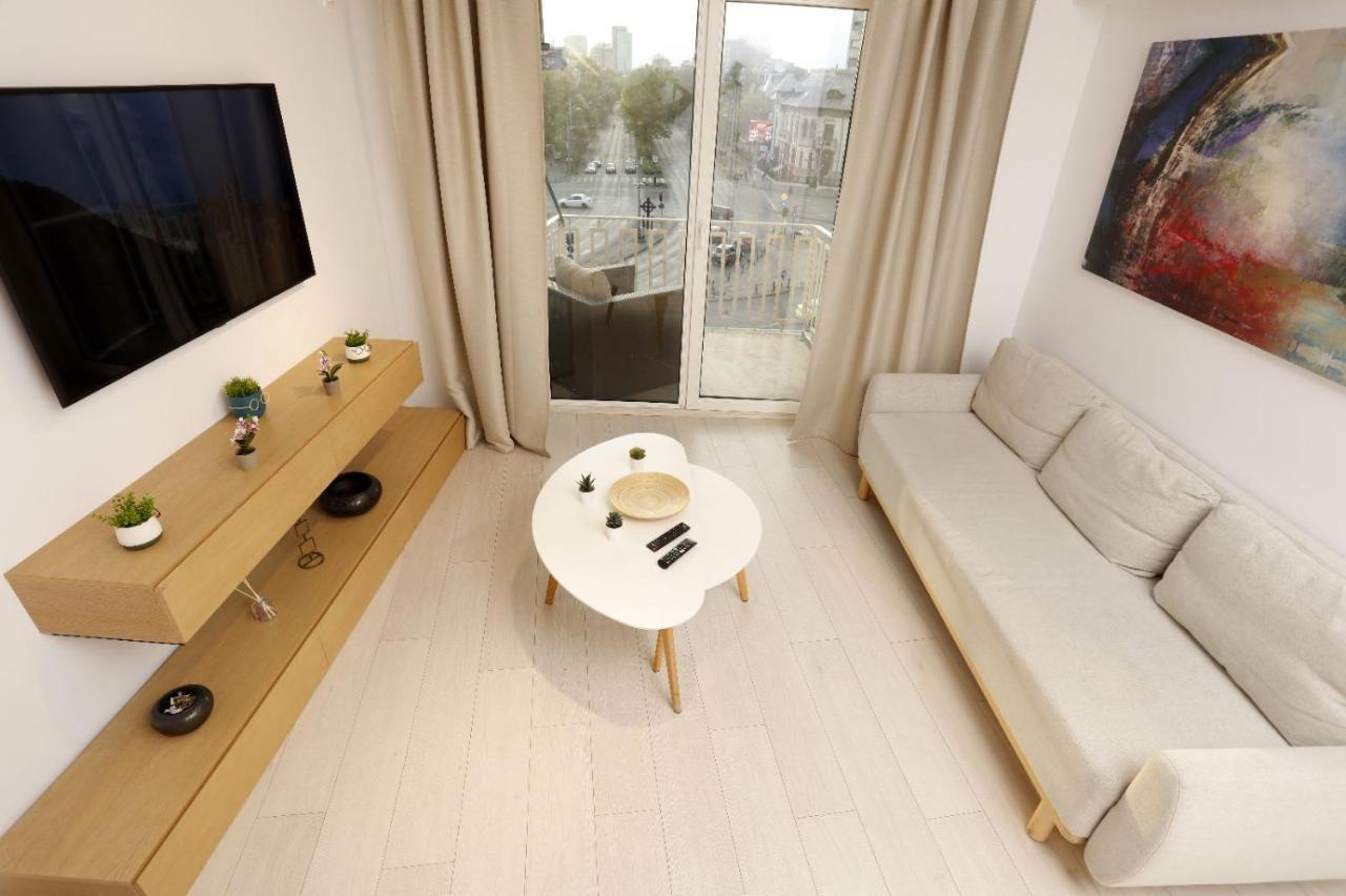 2 Bedroom Apartment With Amazing View In City Center Boekarest Buitenkant foto